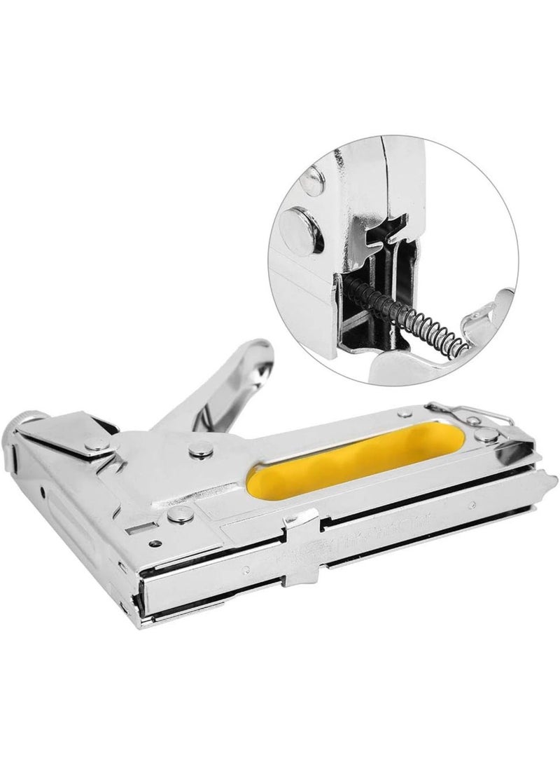 GGOOT Manual Nailer  Framing Stapler Manual Nailer Hand Operated Nailing Tool 3-Use Hardware Accessory 39 cm Silver  - Image 4