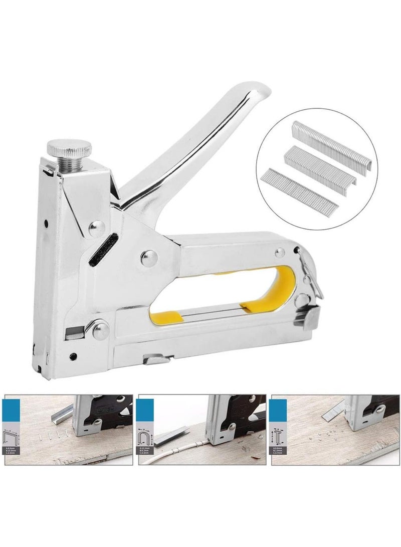 GGOOT Manual Nailer  Framing Stapler Manual Nailer Hand Operated Nailing Tool 3-Use Hardware Accessory 39 cm Silver  - Image 3