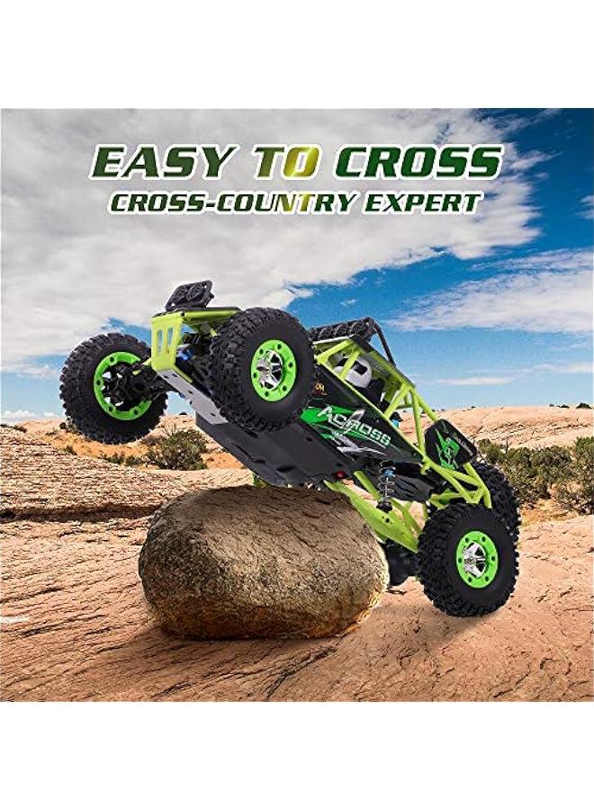 سيارة WLtoys 12428 RC، مقياس 1/12، 4WD، سرعة عالية 50 كم/ساعة، شاحنة تسلق على الطرق الوعرة بتحكم عن بعد 2.4 جيجا هرتز للبالغين والأطفال - Image 4