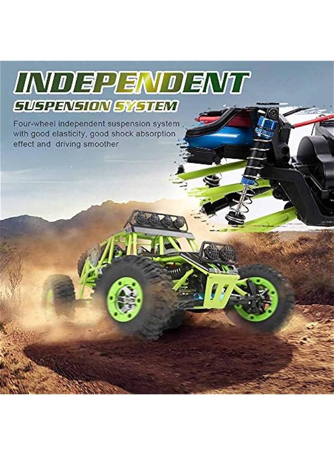 سيارة WLtoys 12428 RC، مقياس 1/12، 4WD، سرعة عالية 50 كم/ساعة، شاحنة تسلق على الطرق الوعرة بتحكم عن بعد 2.4 جيجا هرتز للبالغين والأطفال - Image 5