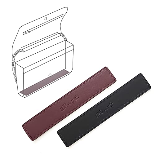 Bonte WOC Shaper, Made With Italian Leather, Base Shaper, Saver and Insert for Wallet on Chain Bags, Full Grain Italian Leather (Black) - Image 1