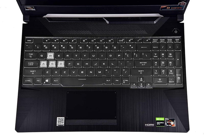 Raya غطاء لوحة مفاتيح TPU لجهاز ASUS TUF Gaming A15 F15 15.6 بوصة و ASUS TUF Gaming A17 F17 17.3 بوصة (TPU شفاف) - Image 1