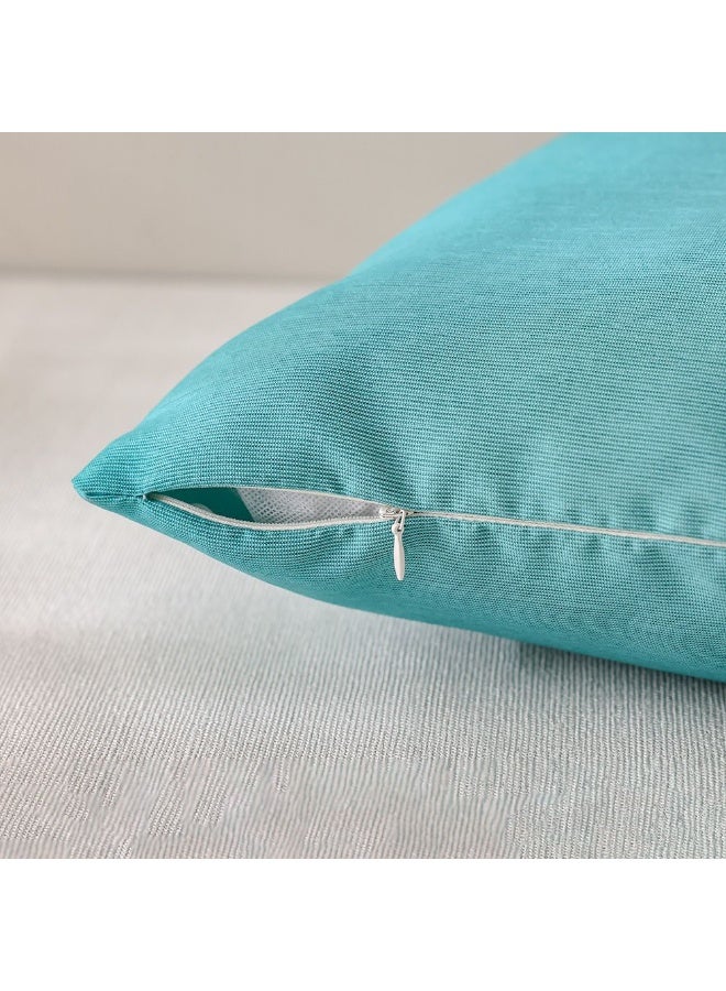 DANUBE HOME وسائد خارجية - وسادة أروبا 45x45 سم مع سحاب، بدون حواف، مزيج ألوان، بوليستر متين، مثالية للحديقة والفناء، سهلة العناية - Image 3