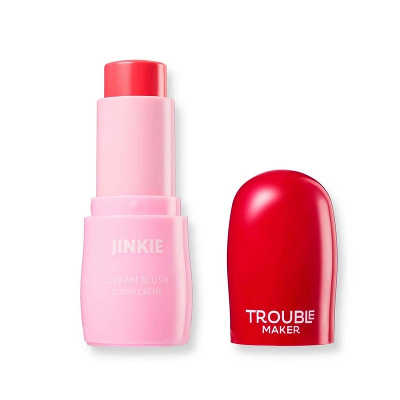 Trouble Maker Jinkie Stick Cream Blush Cheer Up Hot Pink - Image 1