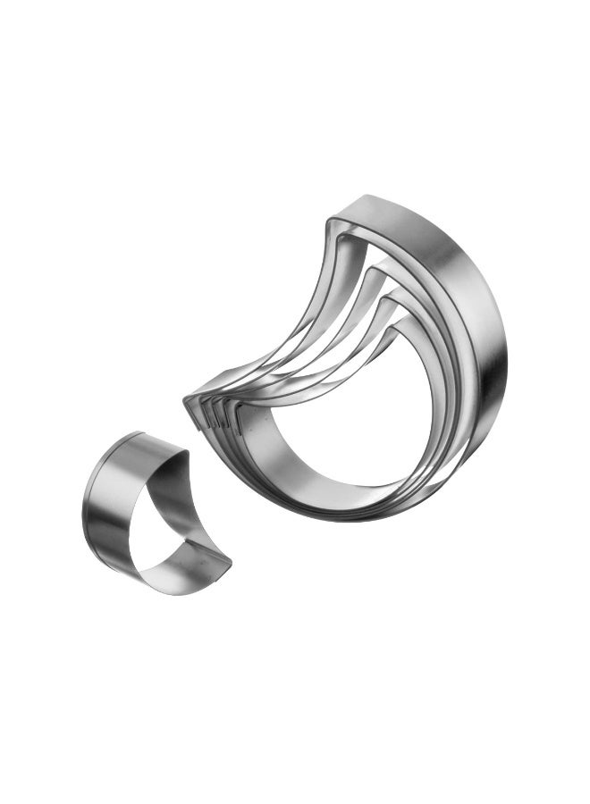 Ottinetti Moon Shaped Cookie Cutter Set of 6