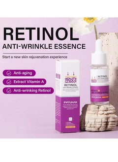 AS SEEN ON TV Retinol Wrinkle Remover Serum, Fast Absorbing Nourishing Anti Aging Face Essence, Natural Ingredients Face Skin Repair Serum, Moisturizing Whitening Face Oil For Lifting Firming Repairing Face Skin  - Image 3