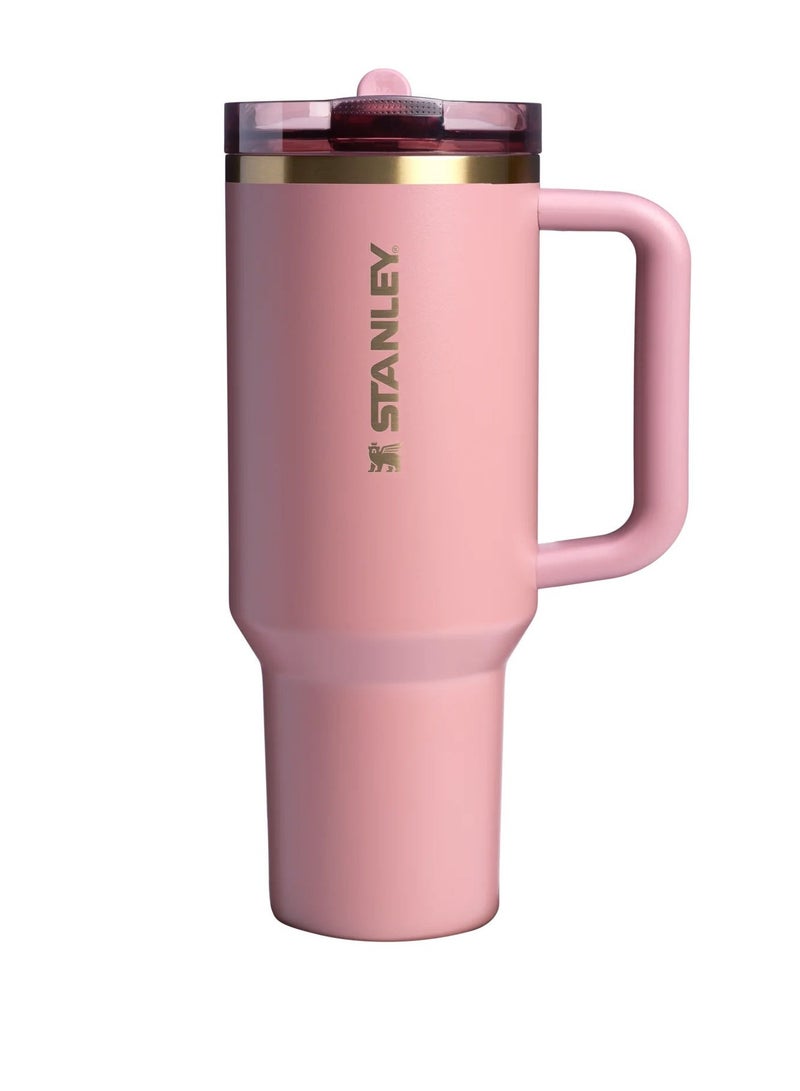 Stanley Quencher, Lightweight And Portable Thermal Coffee Mug, Leak Proof Durable Water Cup, Easy To Clean Stainless Steel Insulated Tumbler For Beverages, (1pc, Pink)