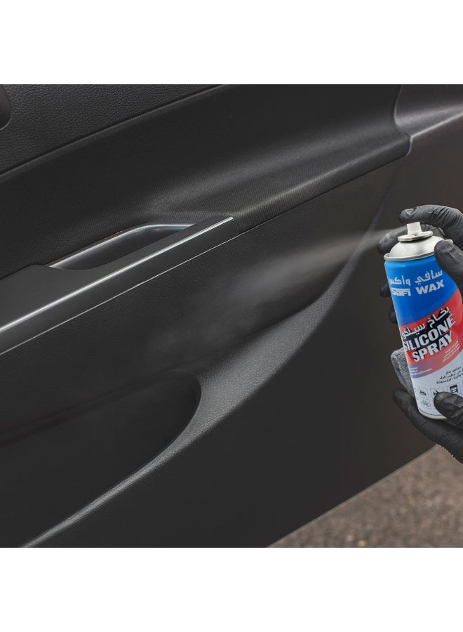 Safi WAX Combo 2 pcs Safi Wax Silicone Spray Moisturizes, Protects And Restores Elasticity for Rubber, Leather And Plastic Parts 400ml SFW-106 - Image 2
