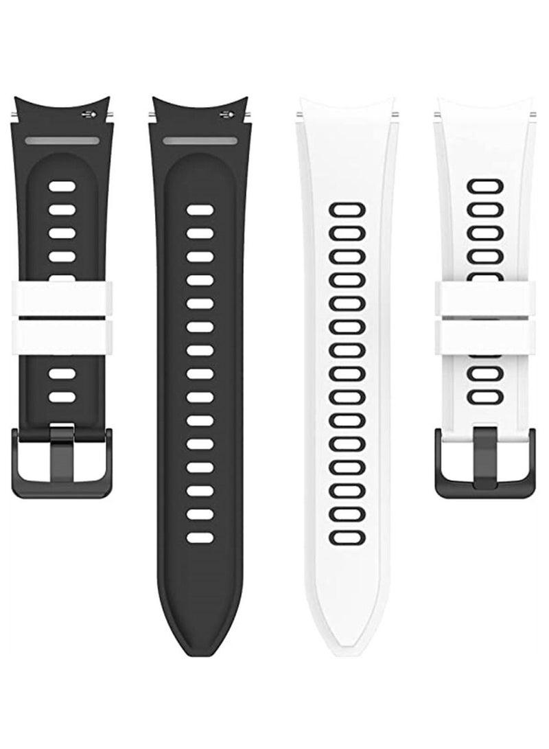Y&D Sports Strap Compatible with Samsung Galaxy Watch 5 pro 45mm 4 Classic 42mm 46mm band No Gaps Soft Silicone Replacement Straps for 40mm 44mm WristBand - Image 5