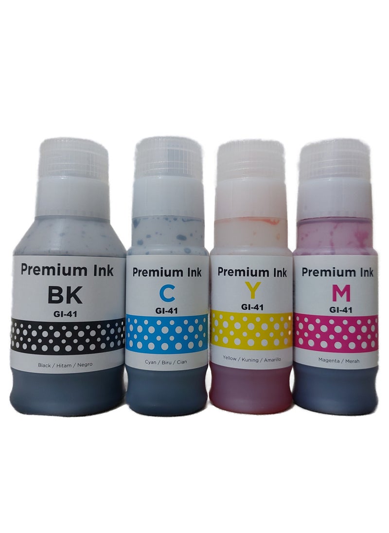 Premium - Compatible GI41 GI-41 Bulk Bottle Water Based Refill Ink for Canon PIXMA G2460 G3420 G3460 G2420 Printer - Image 1