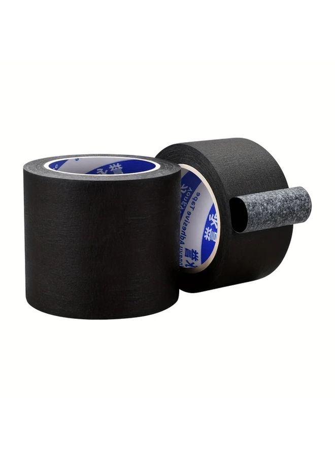 10 Meter Black Masking Tape 25mm Wide Easy Tear Paintable Paper Tape For Painting Edges - Image 2