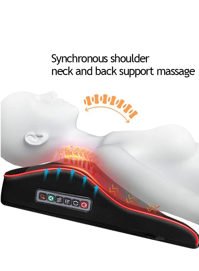 Generic Cervical Spine Massager Pillow, Neck Car Multi-Function Household Lumbar Spine Cushion, Electric Shoulder Kneading Massage Pillow, Multi-Function Massage Pillow, Car And Home Dual-Use Massage Cushion  - Image 3