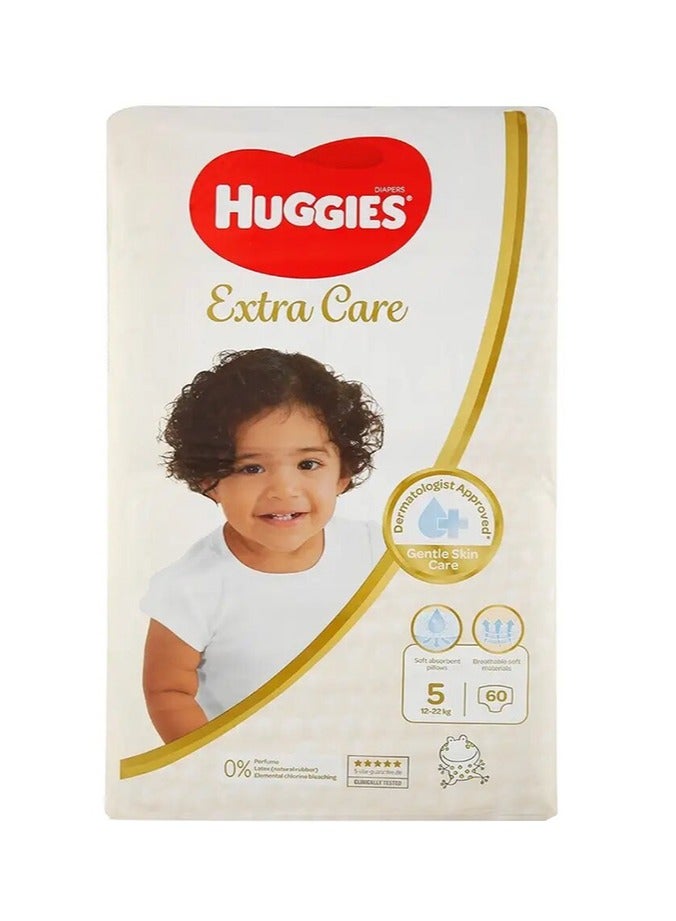 هجيز حفاضات العناية الفائقة 60 قطعة مقاس 5 - Image 1