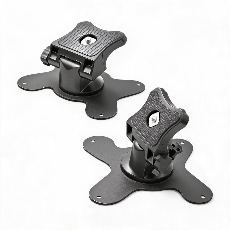 Universal TFT Display Holder: 2 Pack, 7–9 Inch Fit, Metal Construction - Non-Slip Adhesive Base, 1/4-20 Thread Monitor Bracket for Vehicle Rear View Monitor & Backup Camera Display - Image 5