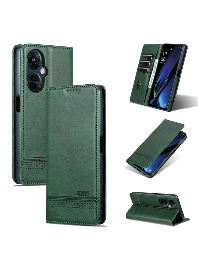 The Bros Case For OPPO K11 5G / OnePlus Nord CE3 Magnetic Calf Texture Flip Leather Phone Case
