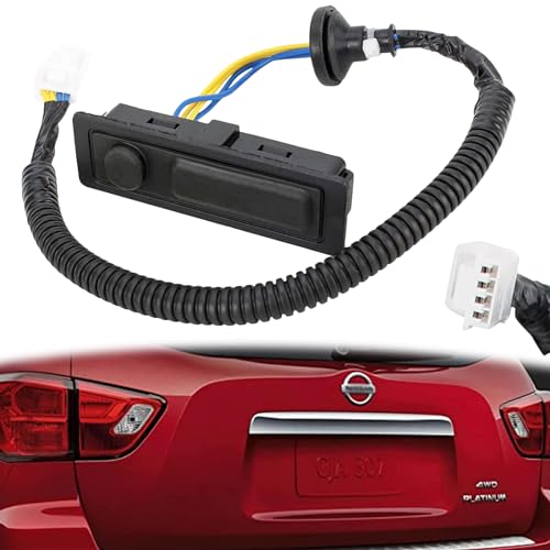 E-Vniko Rear Liftgate Trunk Open Release Switch Compatible for Nissan Pathfinder 2014-2019 Replace Tailgate Lid Switch 25380-3JA0A - Image 1