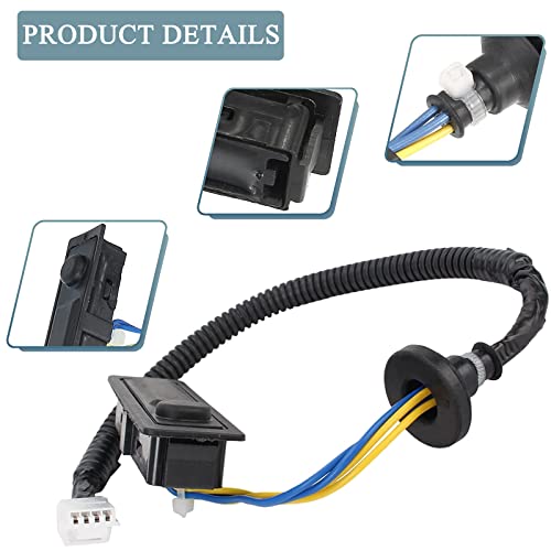 E-Vniko Rear Liftgate Trunk Open Release Switch Compatible for Nissan Pathfinder 2014-2019 Replace Tailgate Lid Switch 25380-3JA0A - Image 5