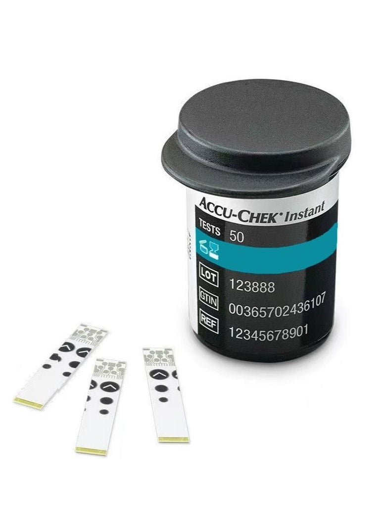 INSTANT Accu Chek Instant Blood Glucose 50 Piece Test Strips  - Image 3