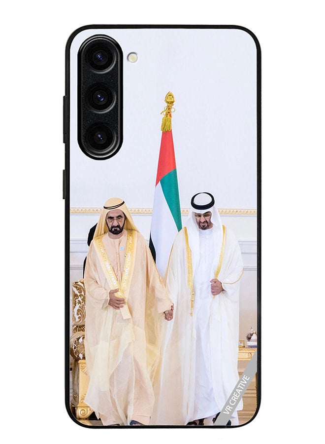VR CREATIVE Protective Case Cover For Samsung Galaxy S23 Sheikh Mohamed Bin Zayed Al Nahyan And Sheikh Mohammed Bin Rashid Al Maktoum Design Multicolour - Image 1