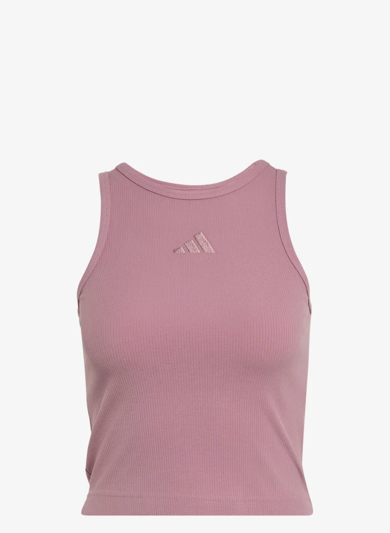 Adidas ADIDAS KIT SMALL LOGO RIB TANK Top