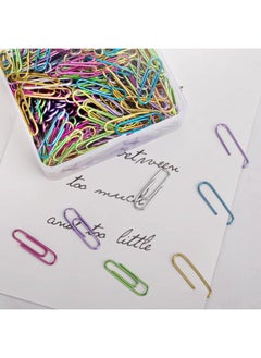 Deoot Paper Clipsdeoot 300 Pcs Small Size Paper Clips Smooth & Durable Assorted Color Coated Paper Clips For Classroom Supplies Office School And Personal Use  - Image 5