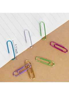 Deoot Paper Clipsdeoot 300 Pcs Small Size Paper Clips Smooth & Durable Assorted Color Coated Paper Clips For Classroom Supplies Office School And Personal Use  - Image 4