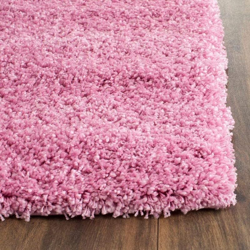 CARPET TRUCSON Soft Shaggy Carpet Living Room Carpet Bedroom Home Decorate Floor Kids Playing Mat Pink2X4 FEET - Image 5