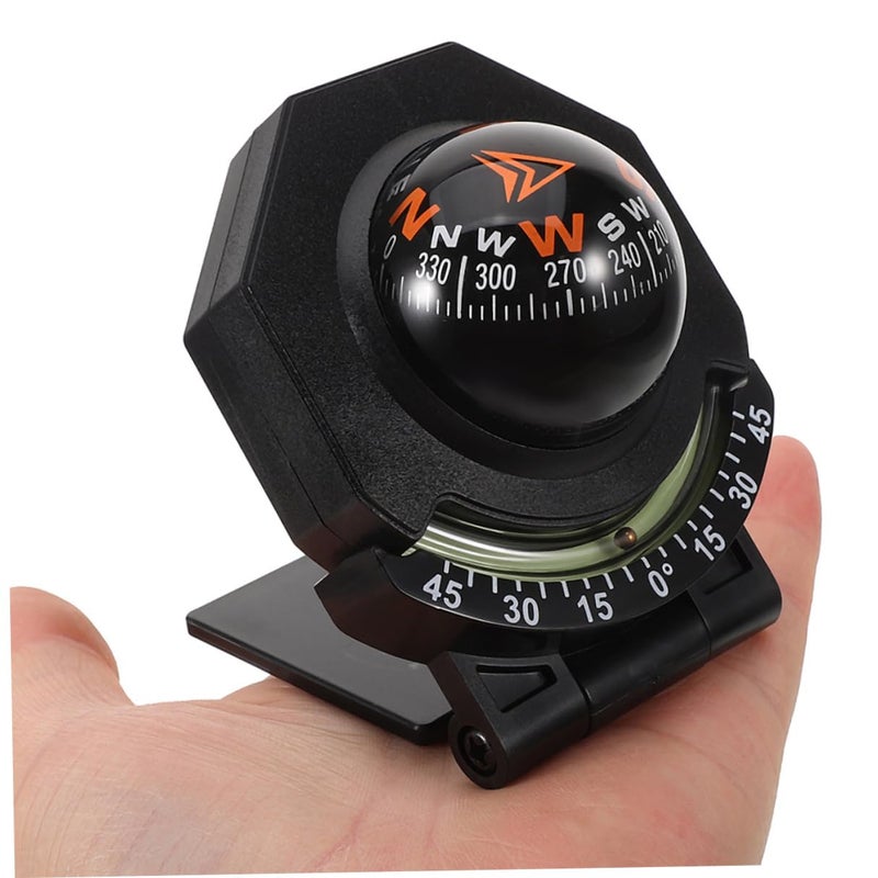 High Precision Car Dashboard Compass Ball With Inclinometer 2 Piece Set For Vehicle Navigation - Image 4