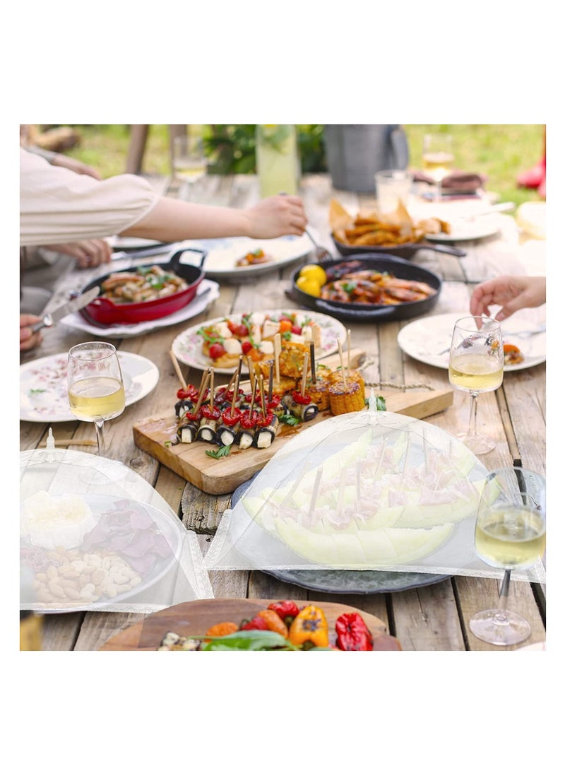 Barakah خيمة تغطية الطعام، (عبوة 2) كبيرة وطويلة (40"X24") مظلة شبكية قابلة للنفخ للاستخدامات الداخلية والخارجية، خيام شبكية، حفلات، نزهات، شواء، قابلة لإعادة الاستخدام وقابلة للطي - Image 5