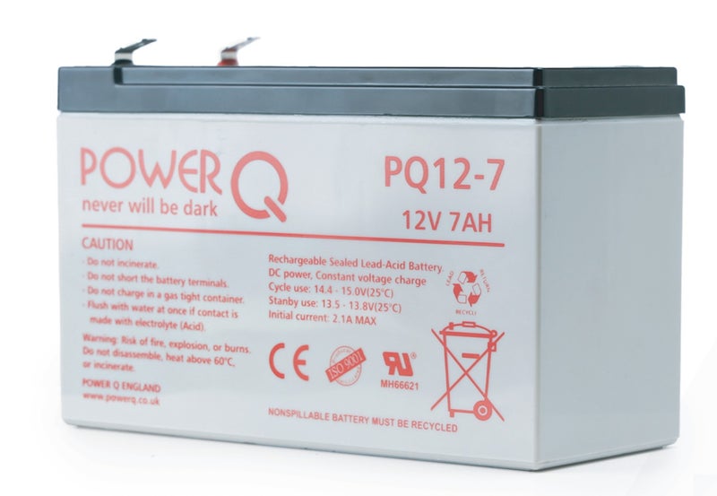 Power Q PQ12-7 12V/7AH UPS Battery - Image 1