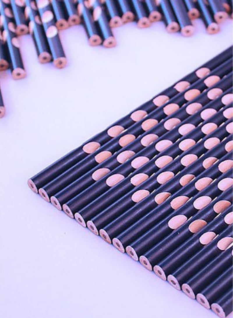 50 Pcs Wooden HB Pencils, Black Pencil Non Slip Pre-Sharpened Pencil Student Writing Drawing Tool for Exams, School, Office, Home Drawing Sketching - Image 1