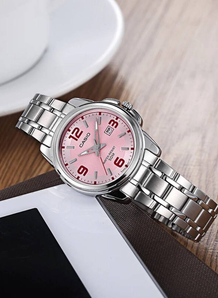 CASIO ساعة كوارتز من الستانلس ستيل MTP-1314D-7A/LTP-1314D-5A - Image 3