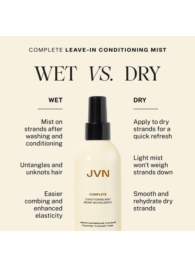 JVN JVN Complete Leave-In Conditioning Mist, Frizz-Free Hydration Spray, UV Protection, Vegan Formula, Sulfate-Free, 5 Fluid Ounces  - Image 3