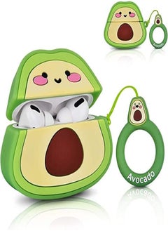 Miracase Miracase Upgrade Cover For Airpods Pro 2 2022 Launch Case,Triple Layer Protective Liquid Silicone Case For Airpods Pro 2Nd Gen (Avocado)Multi-coloured 