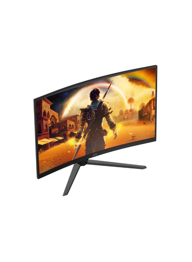 AOC C32G42ZE 31.5″ Curved Gaming Monitor, Full HD, VA Panel, 240Hz (260Hz OC), 0.3ms MPRT, Adaptive Sync, HDR10, HDMI 2.0, DP 1.4, 1500R Curved, Flicker-Free, Low Blue Light, Black | C32G42ZE/89 Black - Image 2
