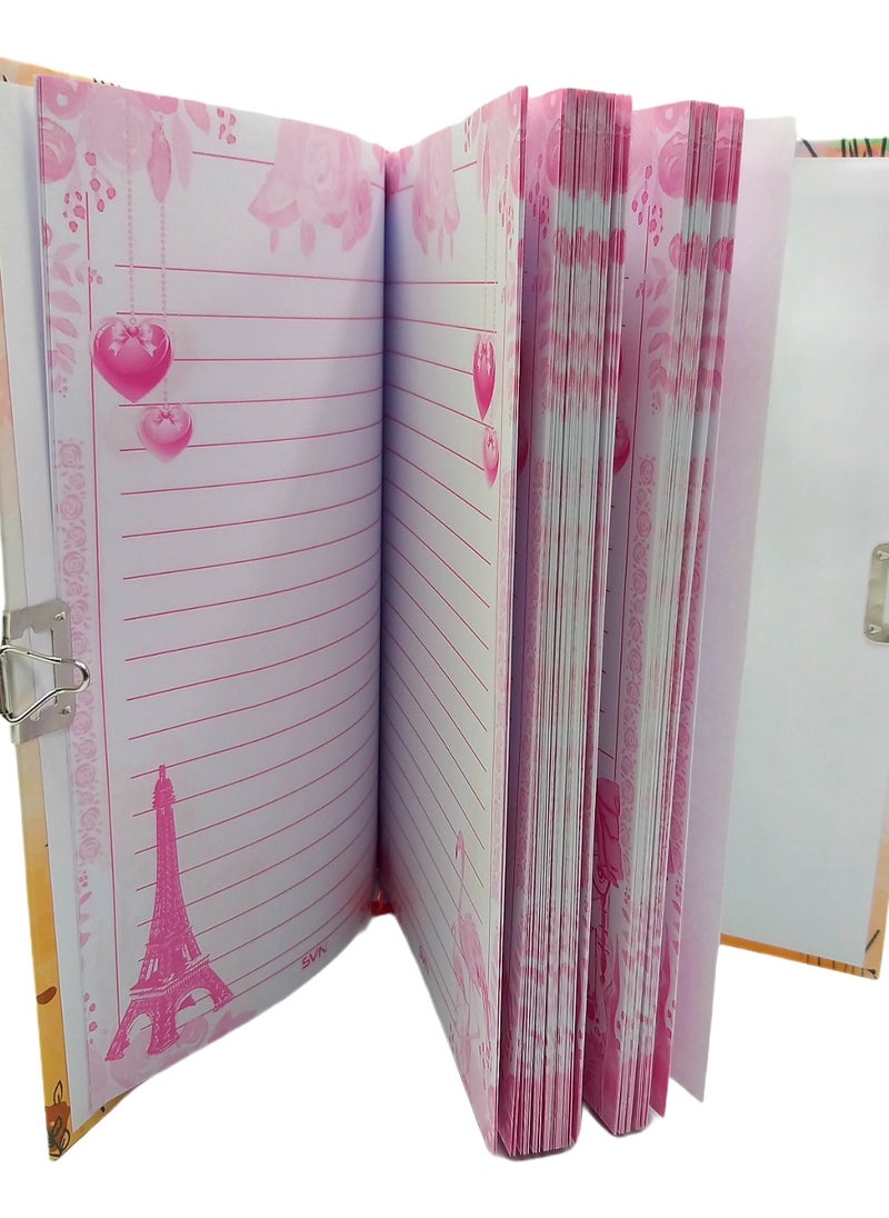 Seven Loving Glitter Diary Book Locked-Girl-You Only Live Omee  - Image 5