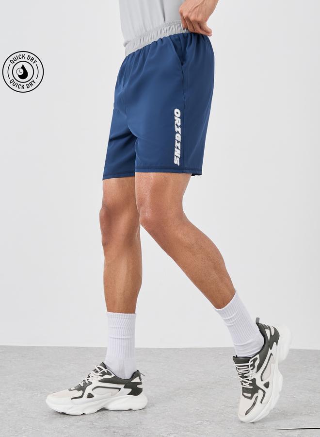 Styli Contrast Waistband Regular Fit 7inch Shorts - Image 1