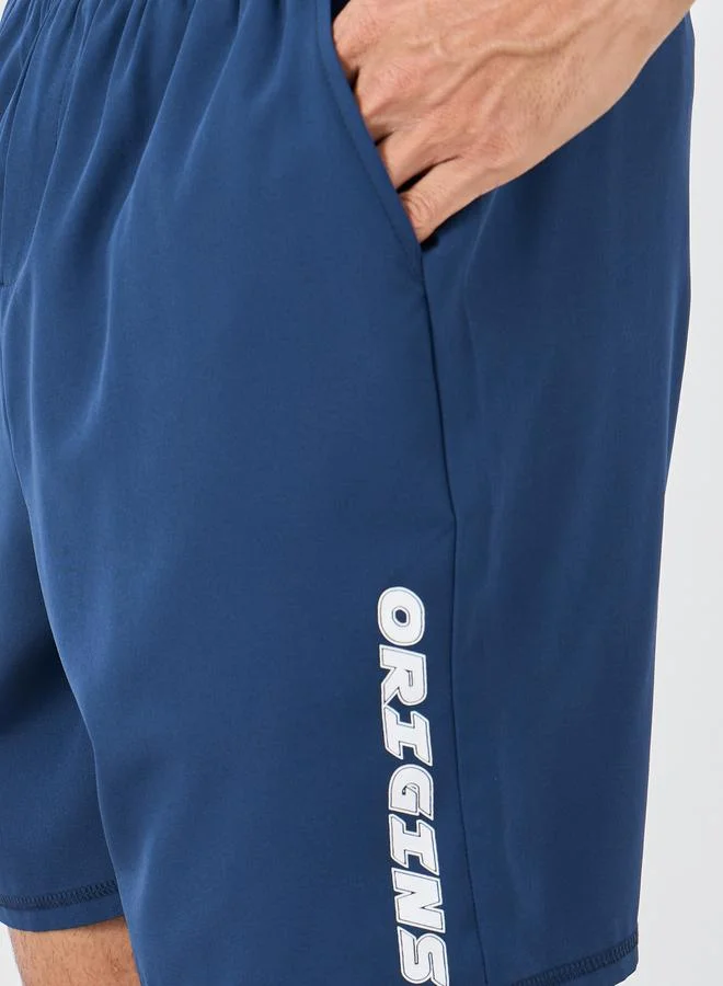 Styli Styli Contrast Waistband Regular Fit 7inch Shorts