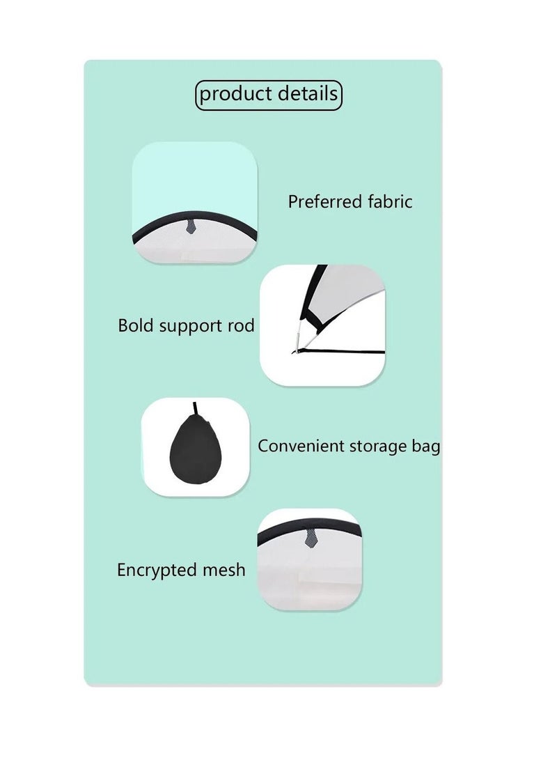 H PRO Mini Portable Football Goal Orange - Image 4