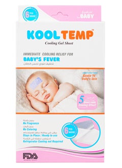 Kool TEMP COOLING GEL SHEET 6S 