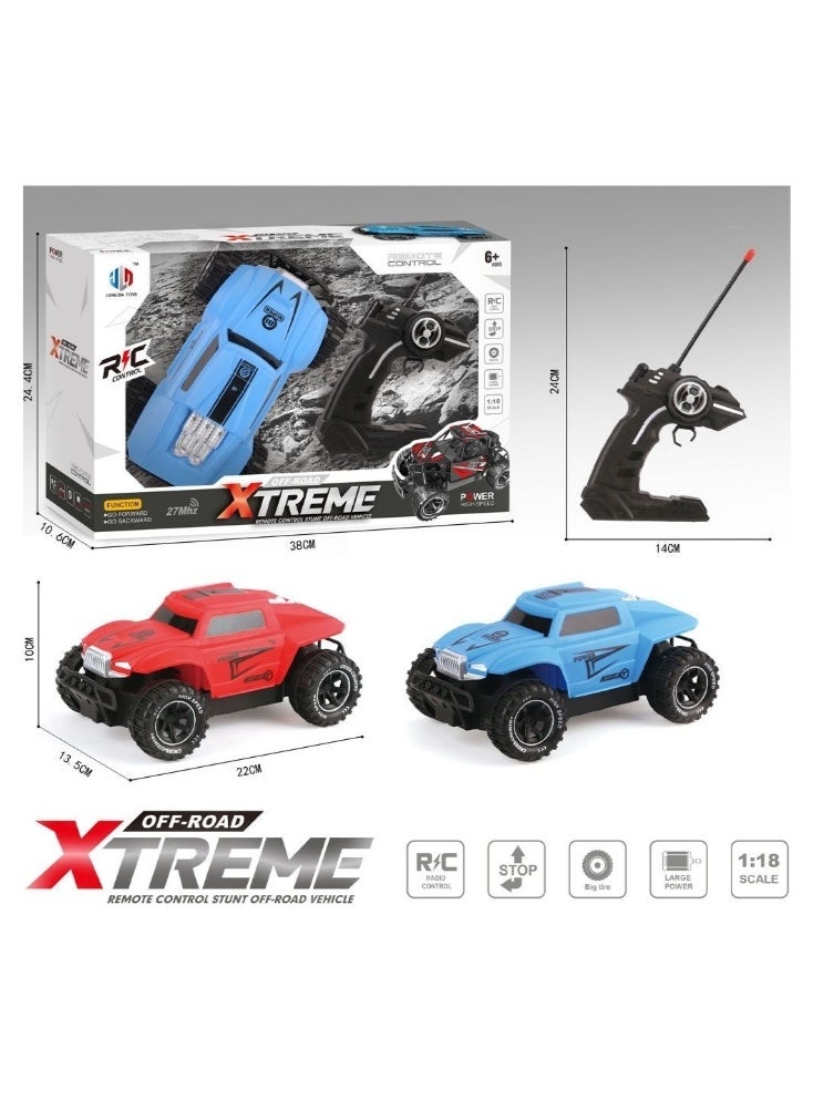 XTREME Kids RC Racing Car Remote Control Toy – Fast Off-Road Monster Truck with Large Wheels and Long-Range Control - Image 1