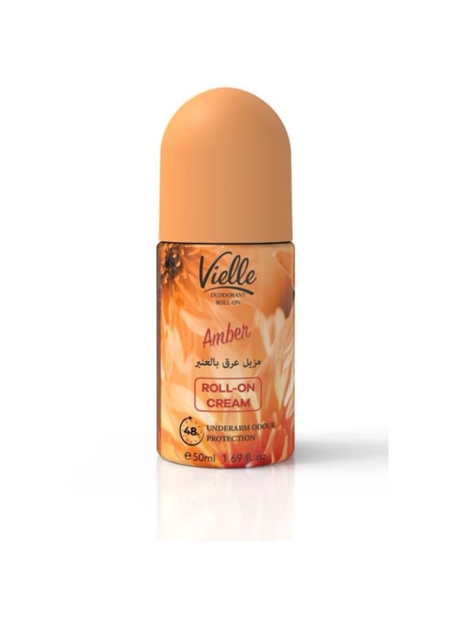 Vielle Deodorant Roll On Amber 50ml