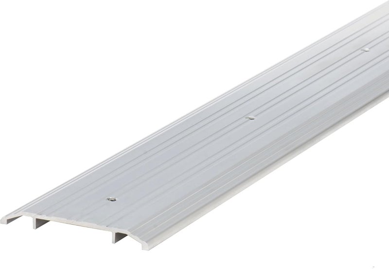 M-D Building Products 68320 Fluted Saddle Threshold - 36-Inch Length, 5-Inch Width, 1/2-Inch Height, Aluminum, Mill Finish - Image 1