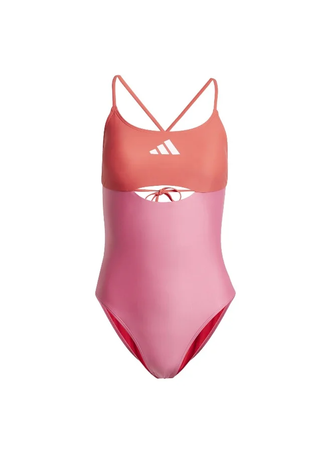 اديداس adidas padded colorblock x-back women swimsuit