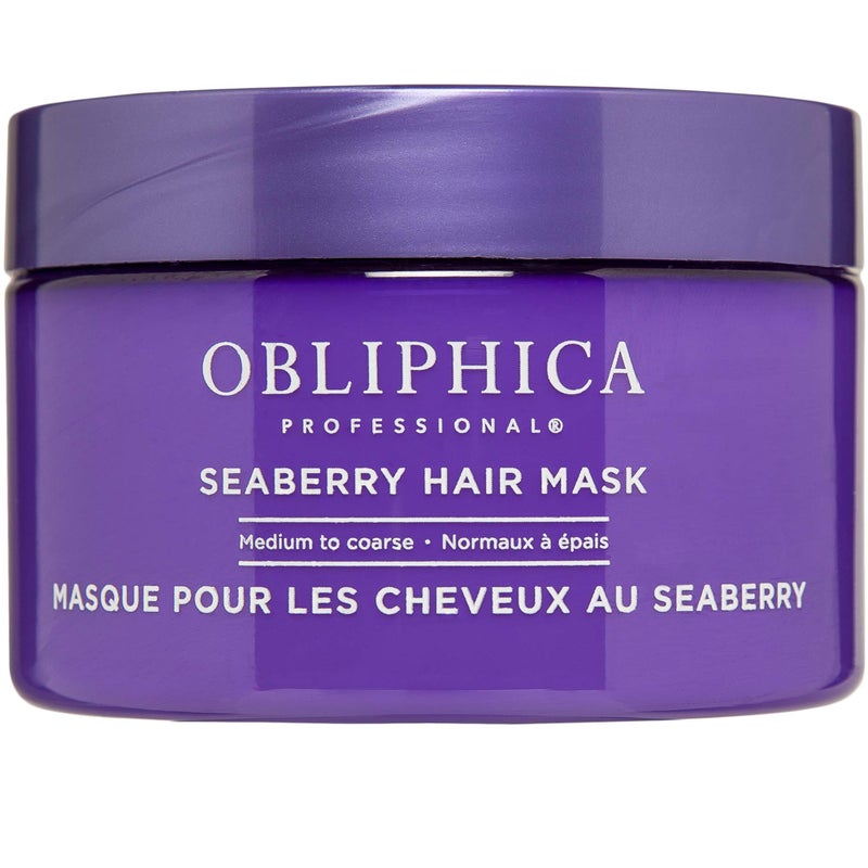 Obliphica Professional Obliphica Seaberry Hair Mask - Deep Conditioning Hydrating Treatment for Dry and Damaged Hair - Moisturizing Hair Repair and Growth Mask for Medium, Coarse, and Color-Treated Hair - 8.5 Ounces - Image 1