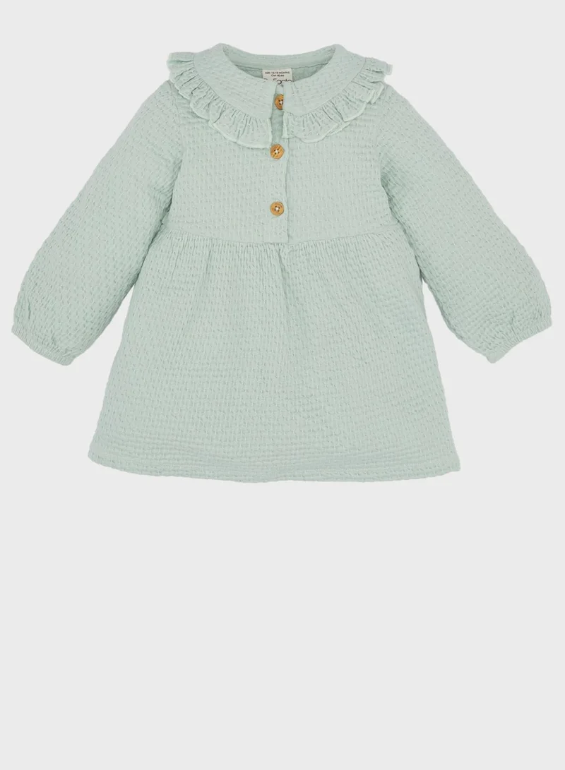 DeFacto Ruffled Collar Dress