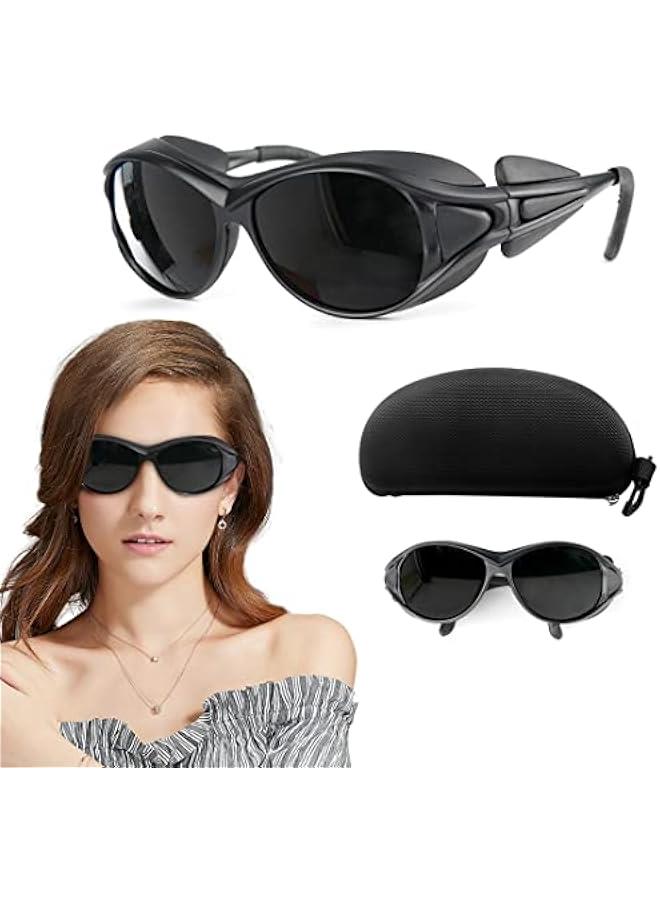 Arabest Red Light Therapy Glasses, Eyes Protection for Tanning Goggles, IPL Laser Safety Glasses 200-2000nm, Eye Protection for Red Light Therapy.  - Image 1