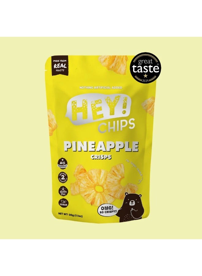  مرحبا! رقائق البطاطس رقائق البطاطس المقلية بنكهة الأناناس من هي تشيبس، 30 غرام - Image 1