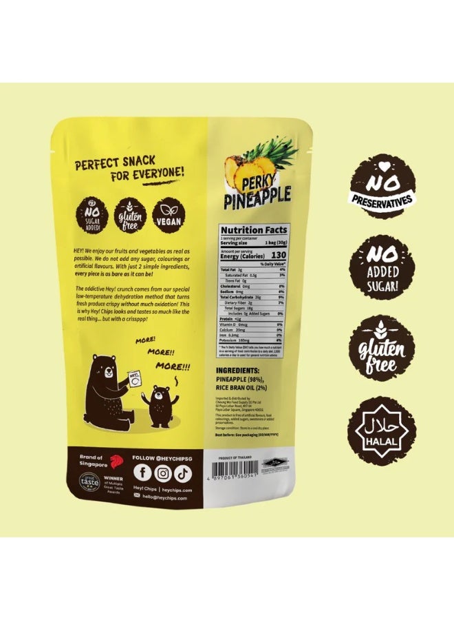  مرحبا! رقائق البطاطس رقائق البطاطس المقلية بنكهة الأناناس من هي تشيبس، 30 غرام - Image 2