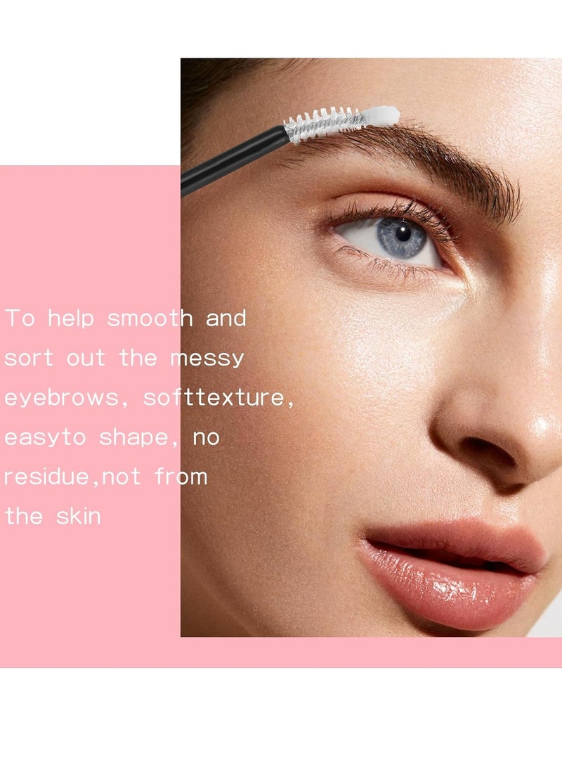 Kiss Beauty Clear Eyebrow and Lash Styling 3D Gel Waterproof Long Lasting 16 hours Natural Finish Gel Feathery Fluffy and Brow Freeze Eyebrow Styling Wax Transparent Eyebrow and Lash Setting Gel  - Image 4